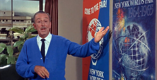 walt disney presenting banner for 1964 new york worlds fair
