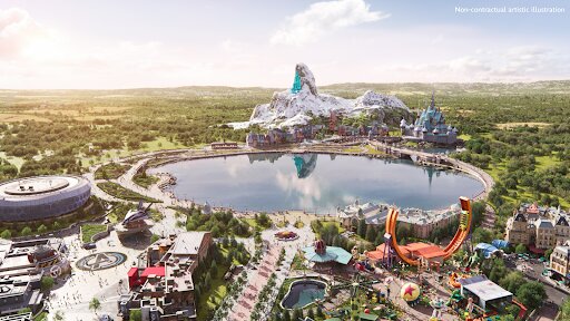 disney adventure world world of frozen rendering