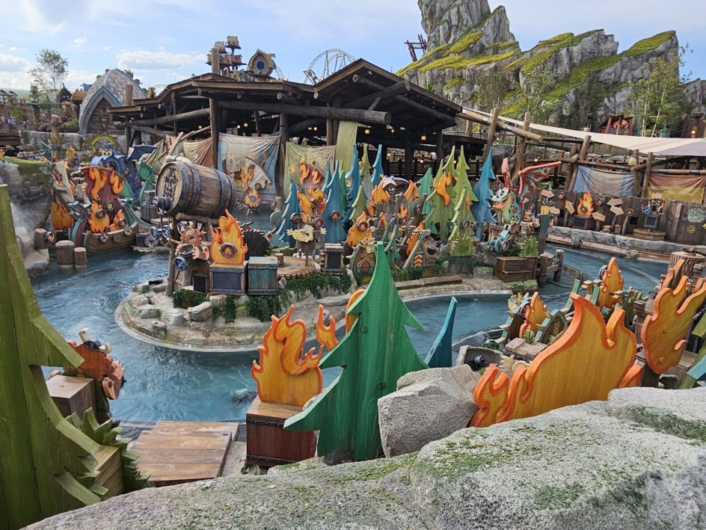 epic universe isle of berk fyre drill