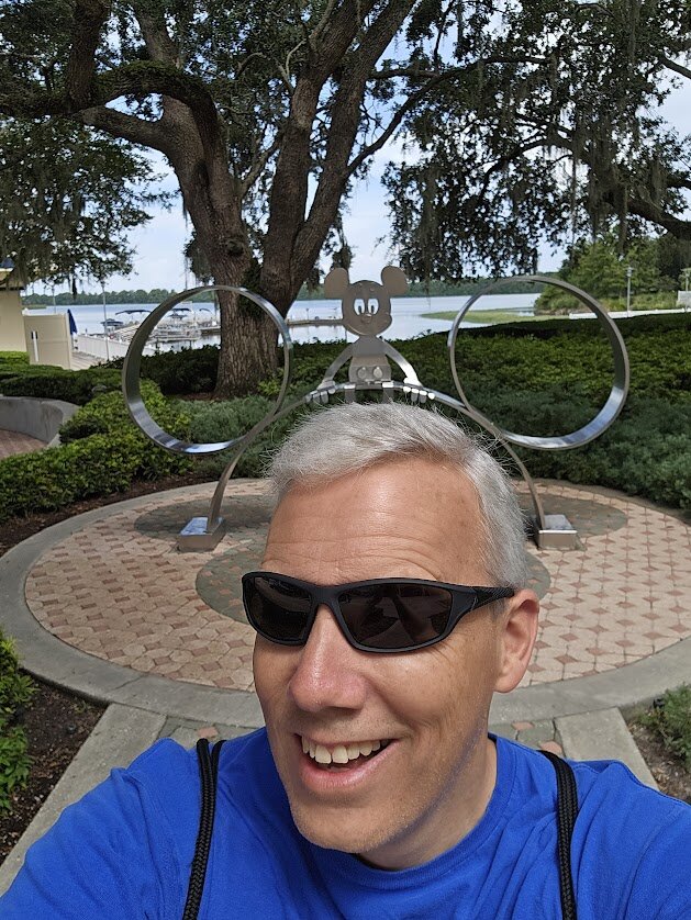 jim smith contemporary resort mickey head sculpture