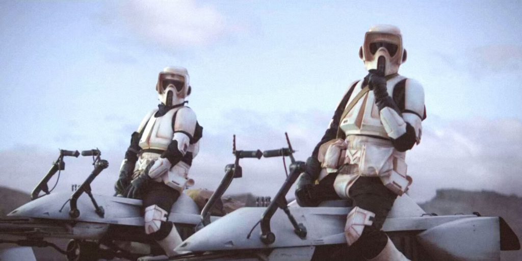 the mandalorian imperial scout troopers