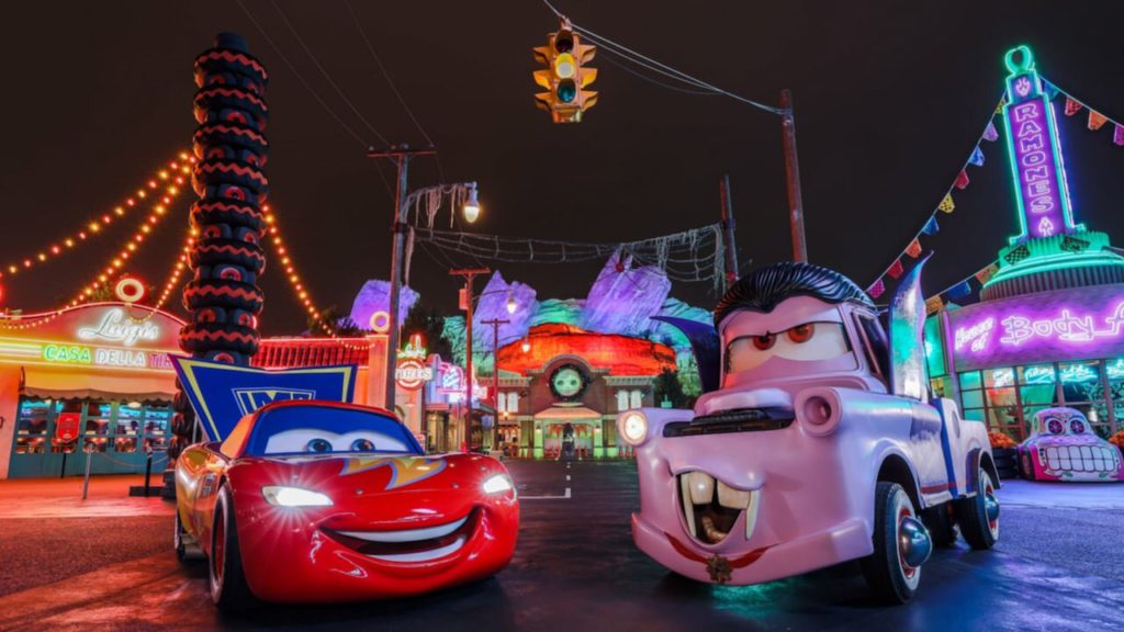 cars land at halloween