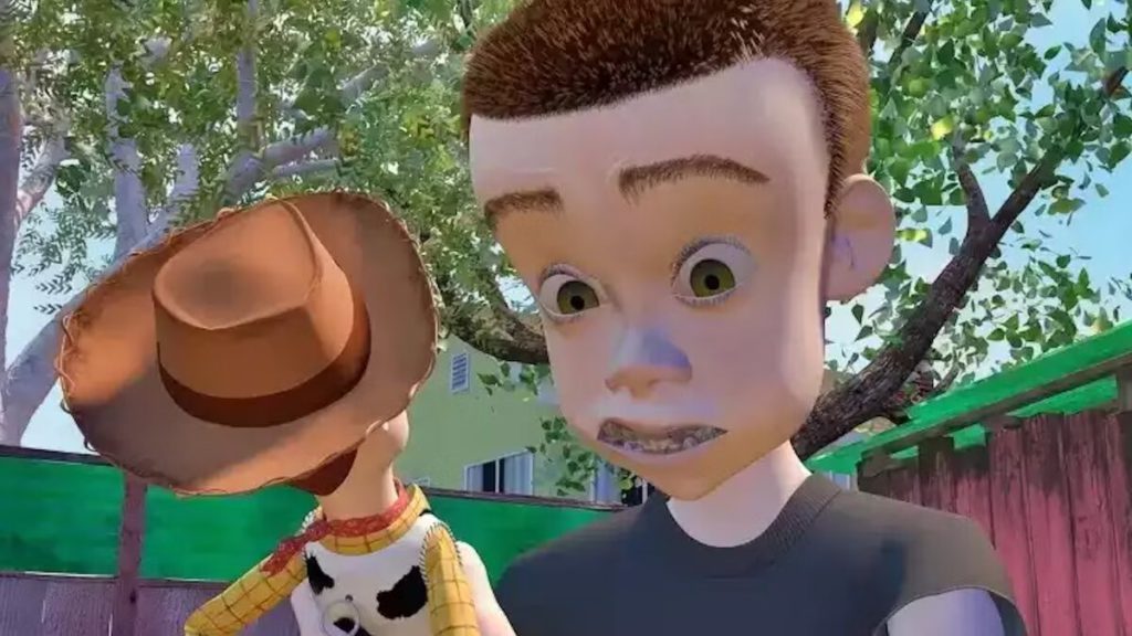 sid holding woody
