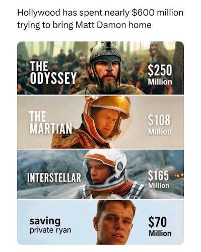 bringing matt damon home